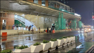 Halte Transjakarta Banjir