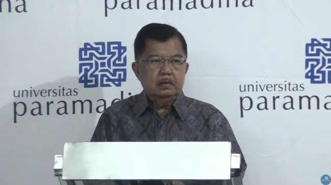 JK: 50% Ekonomi Indonesia Dikuasai Etnis China dies natalis ke 25 dan pidato kebangsaan oleh menkopolhukam ri tangkapan layar youtube universitas paramadina