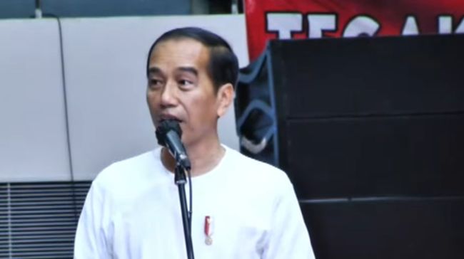 Presiden Jokowi Belum Putuskan Nama Capres-Cawapres 2024 pidato politik jokowi di musra indonesia di gbk senayan.
