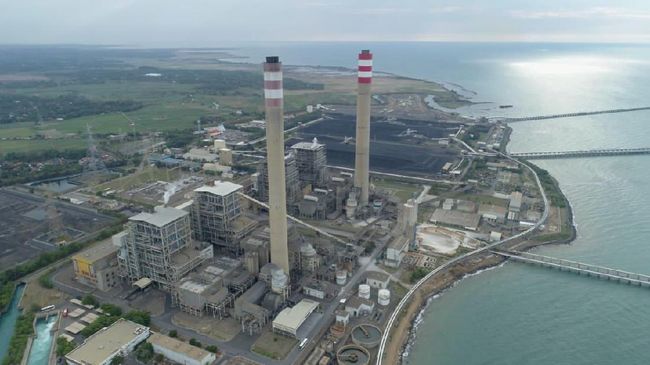 AS Proyeksikan Kapasitas Pembangkit Listrik Batu Bara Turun Lebih dari Setengah Pada 2050 pltu tanjung jati b