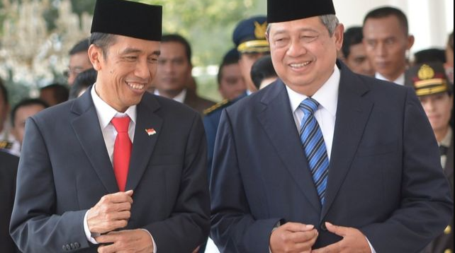 Pembangunan Infrastruktur Jokowi: Aset Negara Melejit! Ilustrasi. Presiden Joko Widodo Bersama SBY (.inet)