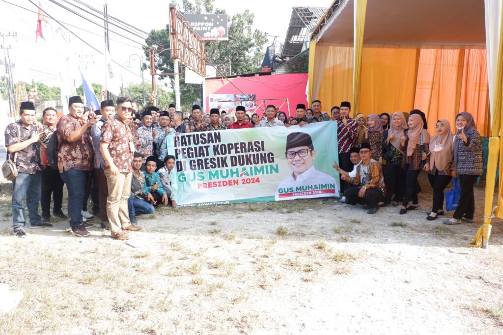 Gus Muhaimin 2024: Dukungan Pegiat Koperasi Gresik! Dukungan Pegiat Koperasi Gresik! (.inet)