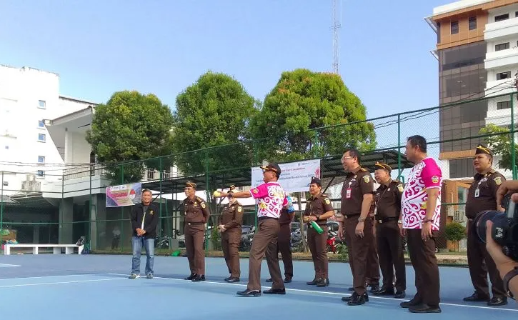 Kejati Kaltim Gelar Turnamen Tenis Kejati Cup I