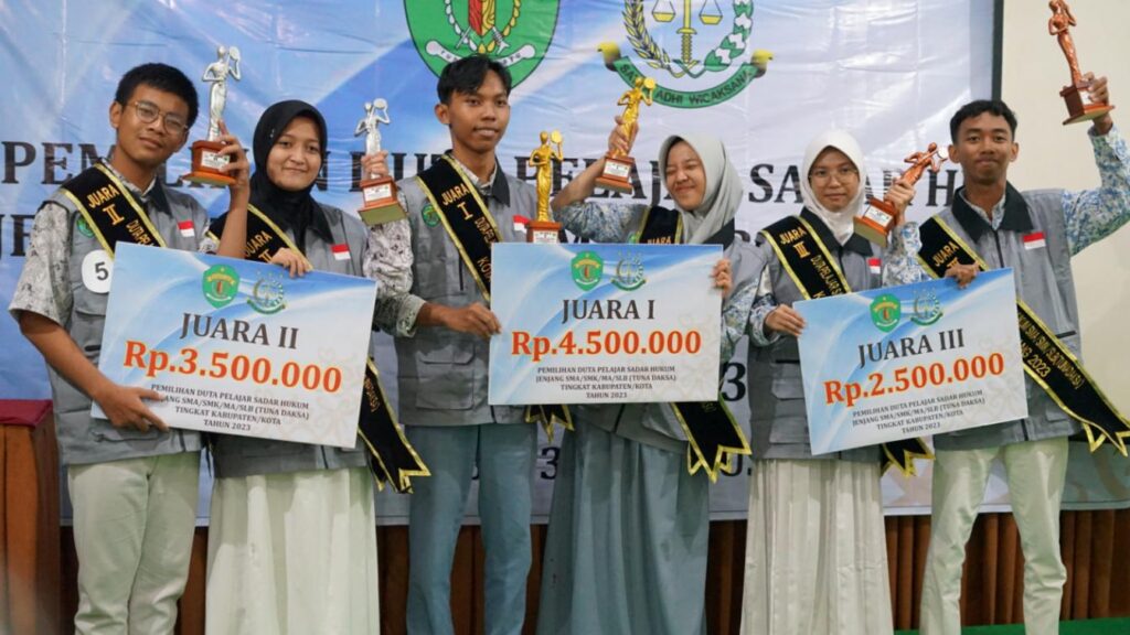 Pemilihan Duta Pelajar Sadar Hukum Bontang 2023