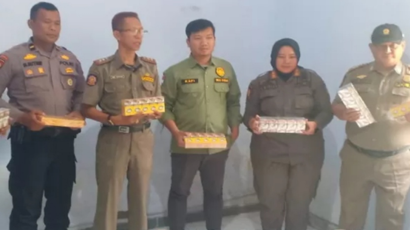 Satpol-PP Jombang Gelar Operasi Gabungan Gempur Rokok Ilegal