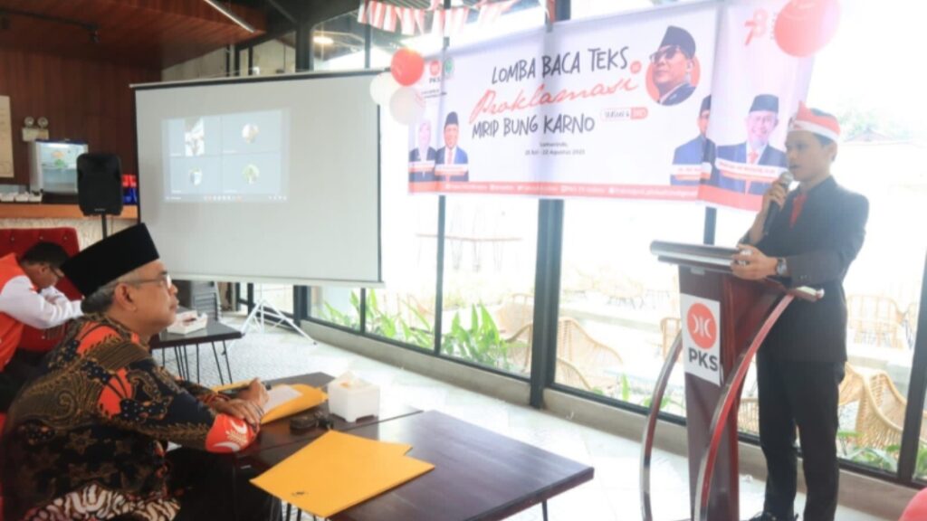 HUT RI ke-78, Fraksi PKS Kaltim Gelar Lomba Pidato Membaca Teks Proklamasi