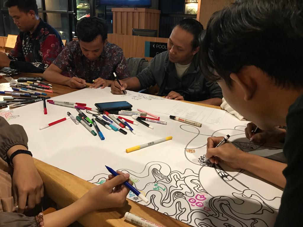 ASTON Inn Jemursari, Buka Ruang Kreasi Bagi Komunitas Seni Doodle Surabaya ASTON Inn Jemursari menjadi titik kumpul komunitas seni Doble Surabaya
