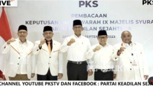 Dok Tangkapan layar PKS resmi mengusung pasangan Anies Rasyid Baswedan-Abdul Muhaimin Iskandar di Kantor DPP PK, Jakarta, Jumat (15/9/2023) malam