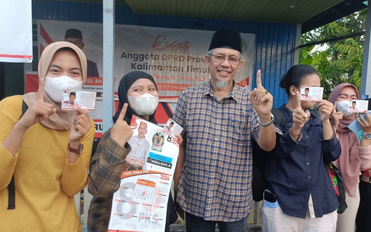 Emak-Emak Menjerit Sembako Mahal, Biaya Kuliah Mahal, Harun Al Rasyid: Kita Butuh Perubahan DPRD Kaltim