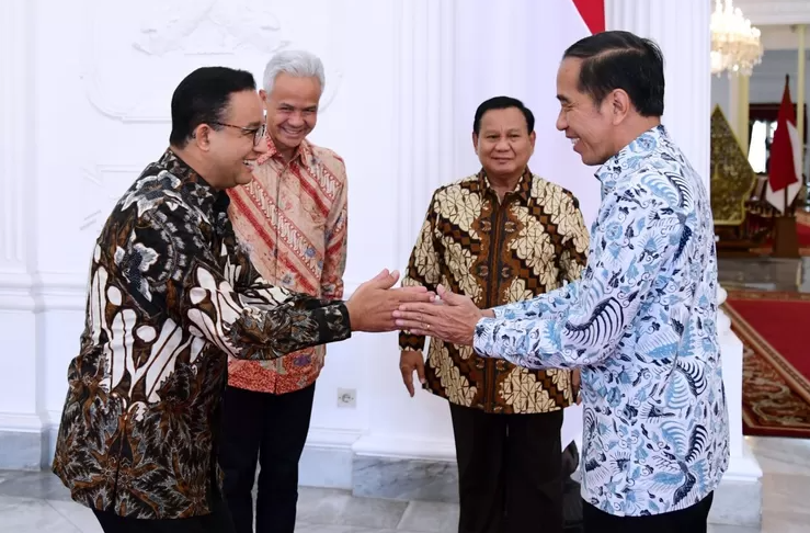 Bentuk Dukungan Presiden Jokowi, Undang Capres 2024 ke Istana Kepresidenan Presiden Jokowi