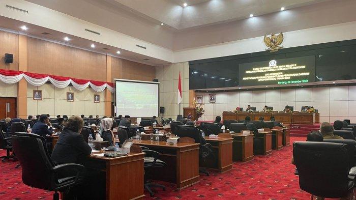 Pemkot Ajukan Tujuh Raperda Tahun 2023 dalam Rapur DPRD Bontang Rapat Paripurna Pengambilan Keputusan DPRD Atas Penetapan Program Pembentukan Peraturan Daerah Tahun 2023. (.ist)