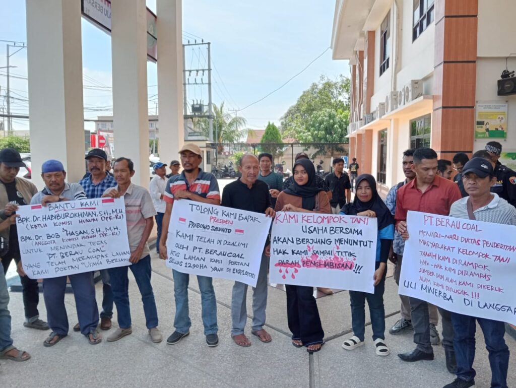 PT Berau Coal Tak Hadir Sidang, Kelompok Tani Siapkan Aksi Penutupan Lahan