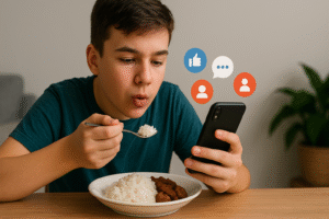 BRIN: Scrolling Medsos Berjam-Jam Bisa Kacaukan Nafsu Makan