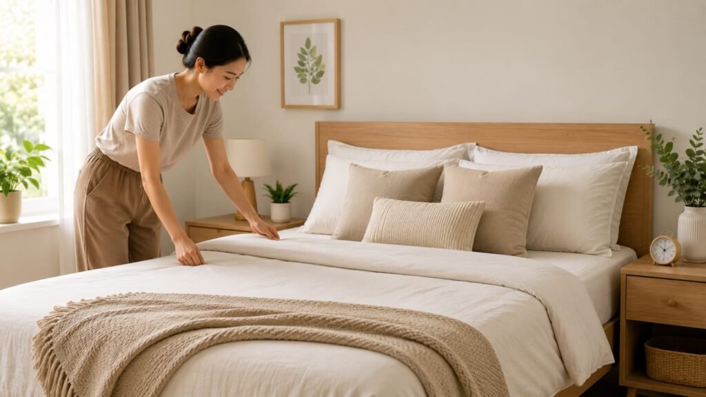 Tips Merapikan Tempat Tidur agar Kamar Terlihat Lebih Nyaman