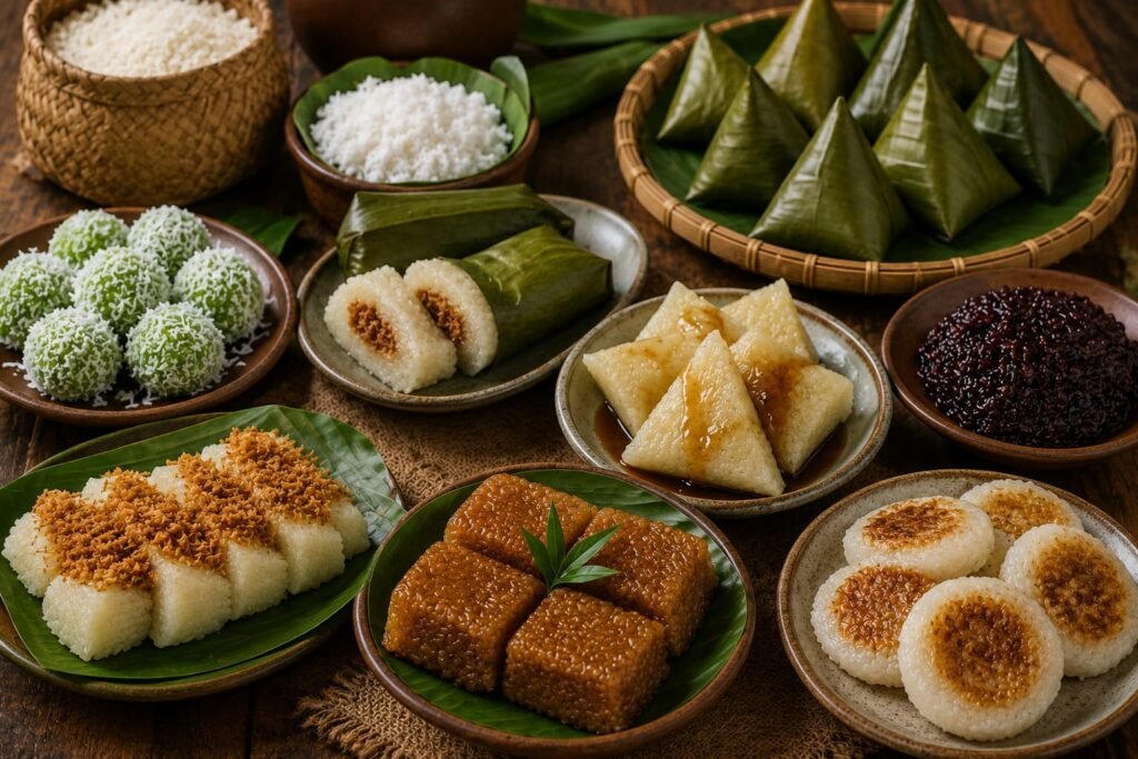 Ketan Menjadi Bahan Andalan Beragam Jajanan Tradisional Indonesia Ketan Menjadi Bahan Andalan Beragam Jajanan Tradisional Indonesia