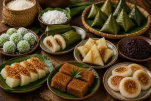 Ketan Menjadi Bahan Andalan Beragam Jajanan Tradisional Indonesia Ketan Menjadi Bahan Andalan Beragam Jajanan Tradisional Indonesia